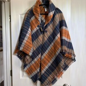 Marc New York Multicolor Plaid Shawl
